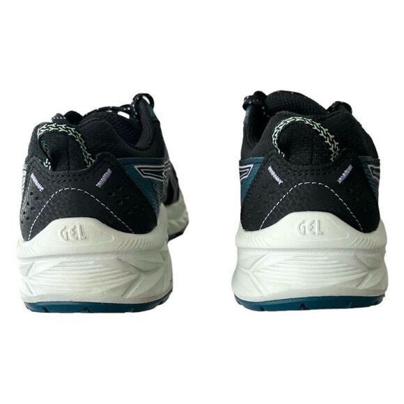 ASICS Black and Teal Running Shoes ASICS Gel Venture 9 Black Digital Violet - Picture 6 of 10